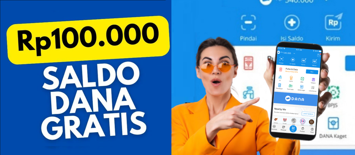 Cairkan Saldo DANA Gratis Rp100.000, Yuk Klik Disini!