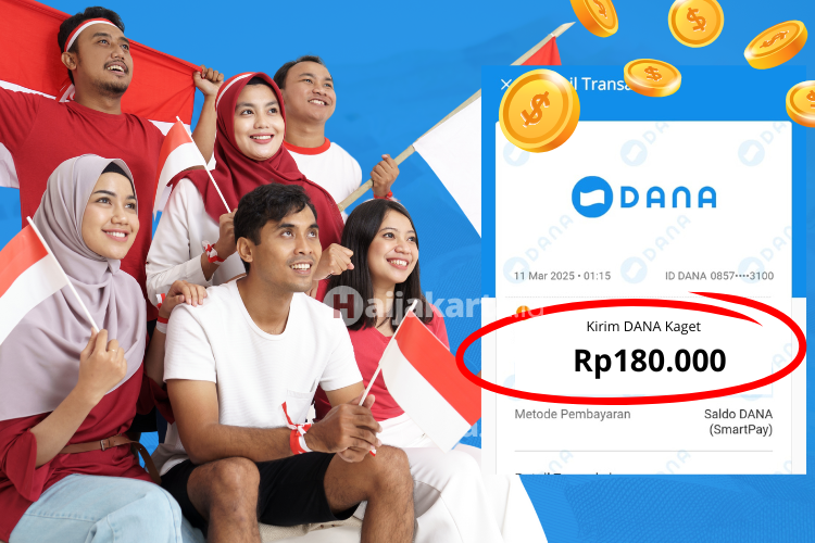 DUKUNG TIMNAS! Klaim Saldo DANA Kaget Rp180 Ribu Hari Ini!