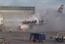 Drama di Bandara Denver: Pesawat American Airlines Terbakar, 175 Penumpang Selamat!