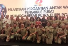 Evita Nursanty Resmi Lantik PAW Pengurus Pusat KBPP Polri