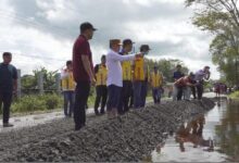 Gubernur Kalteng Tinjau Jalan Rusak untuk Pastikan Mudik Lancar