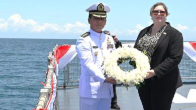 Hadiri Peringatan, Heather Merritt: Ingat Pengorbanan Selat Sunda!