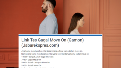 LINK Ujian GAMON Terbaru: Tes Unik untuk Move On dari Mantan!