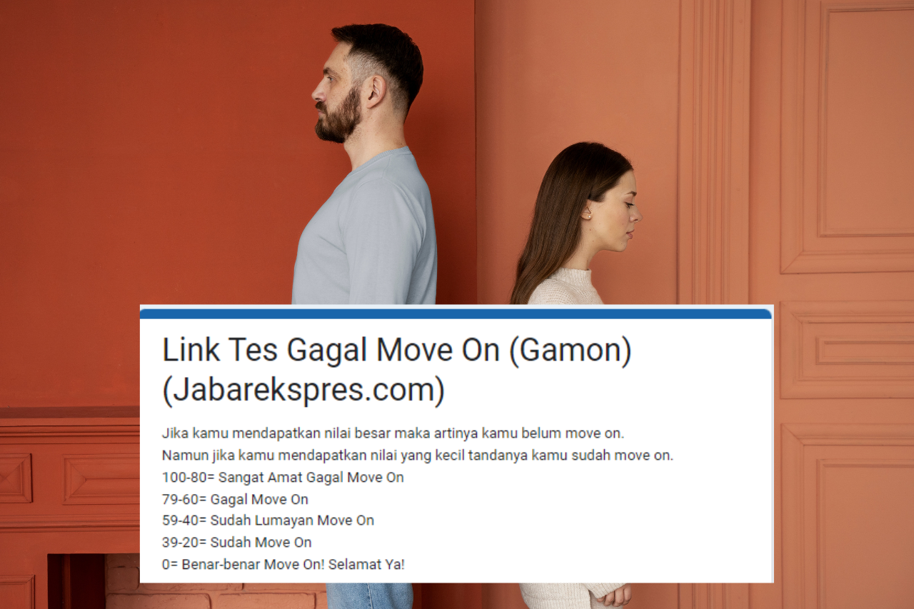 LINK Ujian GAMON Terbaru: Tes Unik untuk Move On dari Mantan!