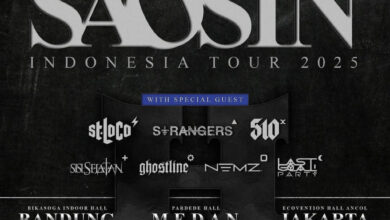 Ravel Entertainment Bawa Saosin Tur Megah ke 5 Kota Indonesia!