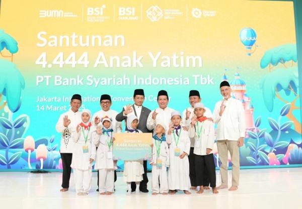 Rayakan Milad ke-4, BSI Santuni 4.444 Anak Yatim