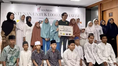 Sido Muncul Berbagi: Salurkan Rp 200 Juta untuk 1.000 Anak Yatim