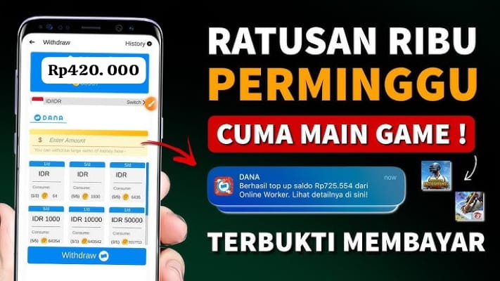 THR Buat Mudik! 6 Aplikasi Hasilkan Saldo DANA Gratis Rp420.000!