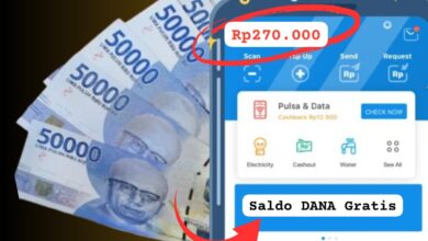 THR KAGET! Dapatkan Rp270.000 Gratis di DANA, Login Sekarang!