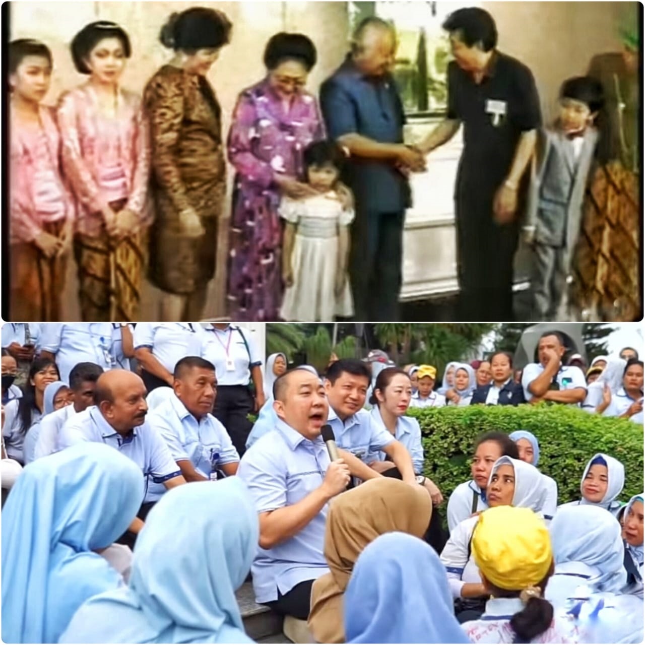 Viral Video Soeharto Resmikan Sritex: Pabrik Tutup, Karyawan Menangis