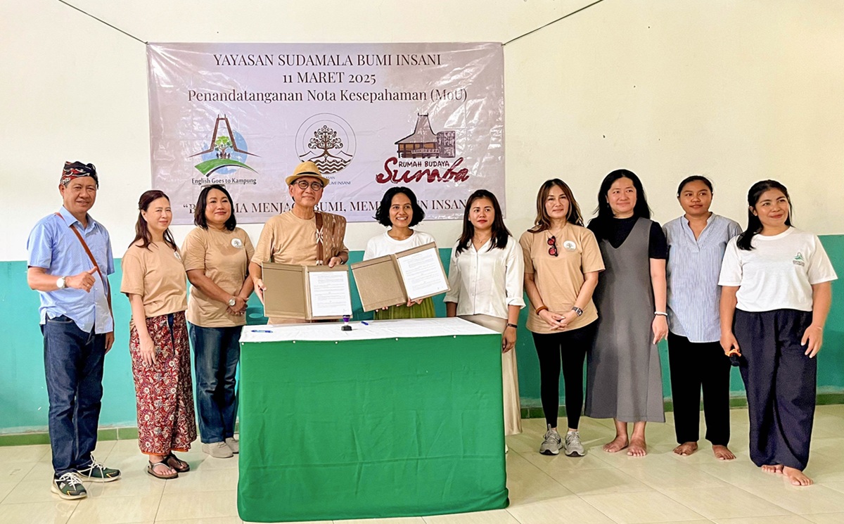 Yayasan Sudamala Bumi Insani Dukung English Goes to Kampung Sumba