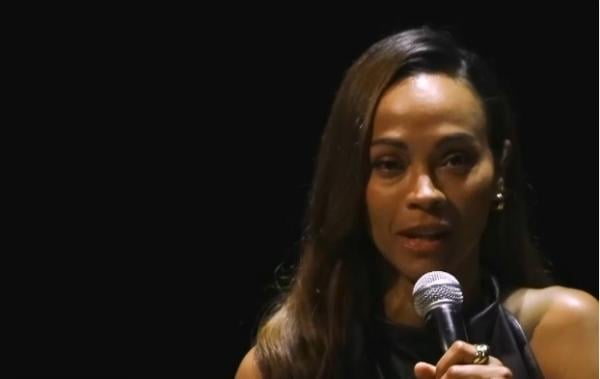 Zoe Saldana Bangga Jadi Anak Imigran, Rebut Oscar 2025?