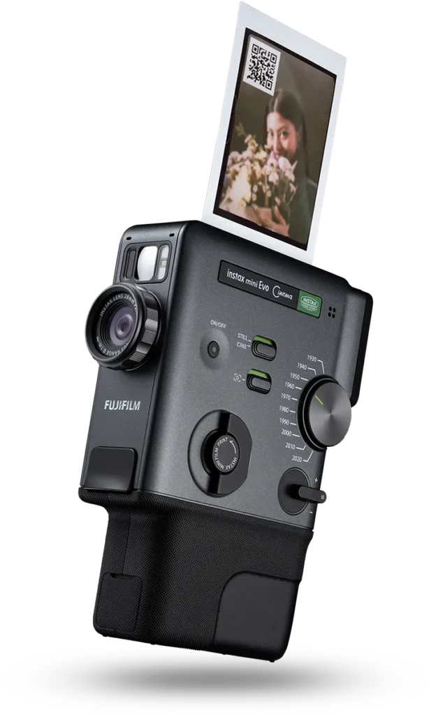 Desain Fujifilm Instax Mini Evo Cinema