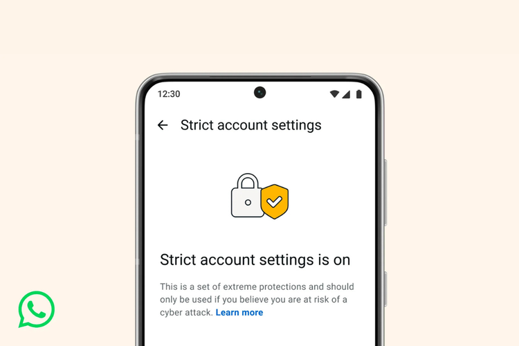 Strict Account Settings Whatsapp