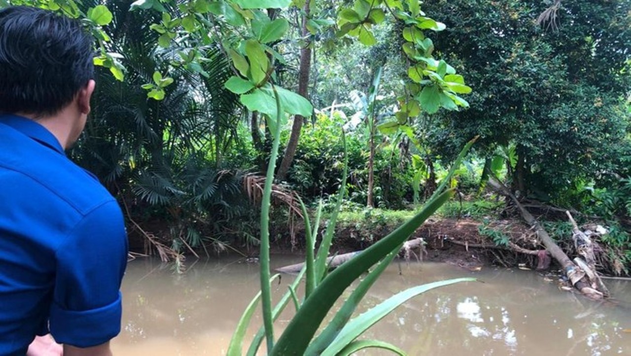 Buaya ‘Lisa’ Muncul di Belakang SMAN 5 Depok, Pihak Sekolah Ungkap Alasan Penamaan