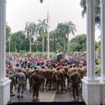 Demo Sopir Angkot Bogor Tolak Razia Kendaraan Tua, Jalanan Sempat Ditutup