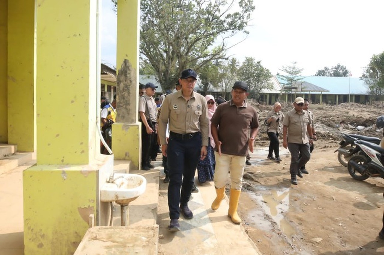 AHY Dorong Percepatan Pemulihan Fasilitas Pendidikan di Aceh Tamiang Pascabencana