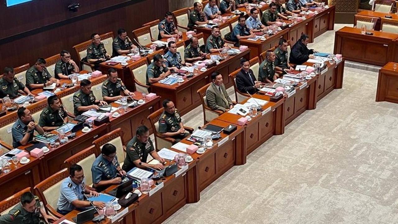 Komisi I DPR Rapat Tertutup dengan Menhan dan Panglima TNI Bahas Program Strategis