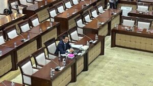 Thomas Djiwandono Jalani Uji Kelayakan Calon Deputi Gubernur BI di DPR