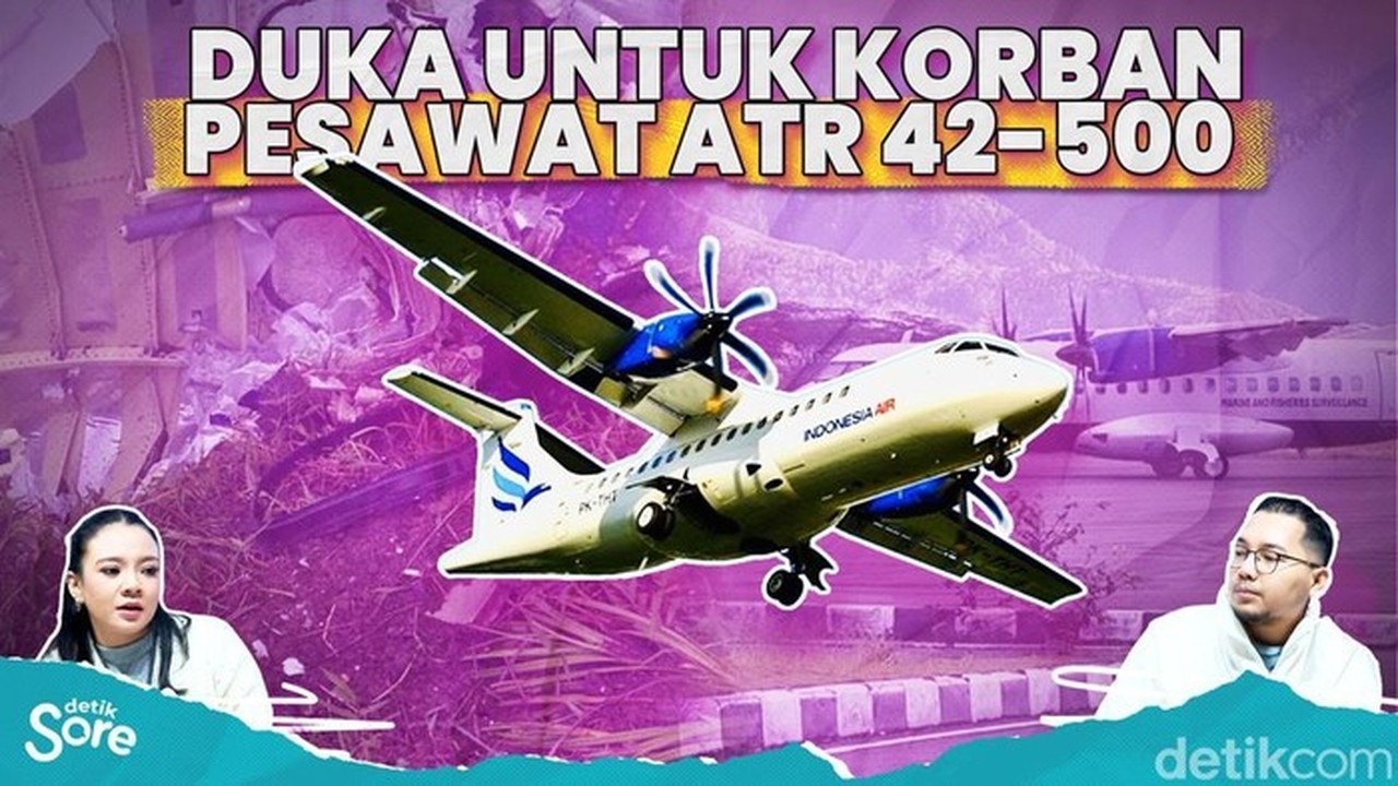 Pesawat ATR Jatuh di Pangkep, Evakuasi Korban Terkendala Cuaca Buruk Pesawat ATR Jatuh di Pangkep, Evakuasi Korban Terkendala Cuaca Buruk