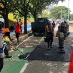 Jalan Juanda Depok Berlubang Sebabkan Kecelakaan, Polisi dan PUPR Segera Lakukan Perbaikan