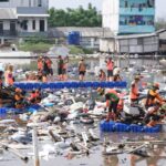 DLH Angkut 137 Ton Sampah dari Pesisir Tanggul Laut Muara Baru, Jakarta Utara
