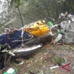 Mesin Pesawat ATR 42-500 Ditemukan di Pangkep, Tim SAR Juga Temukan Bagian Tubuh Korban