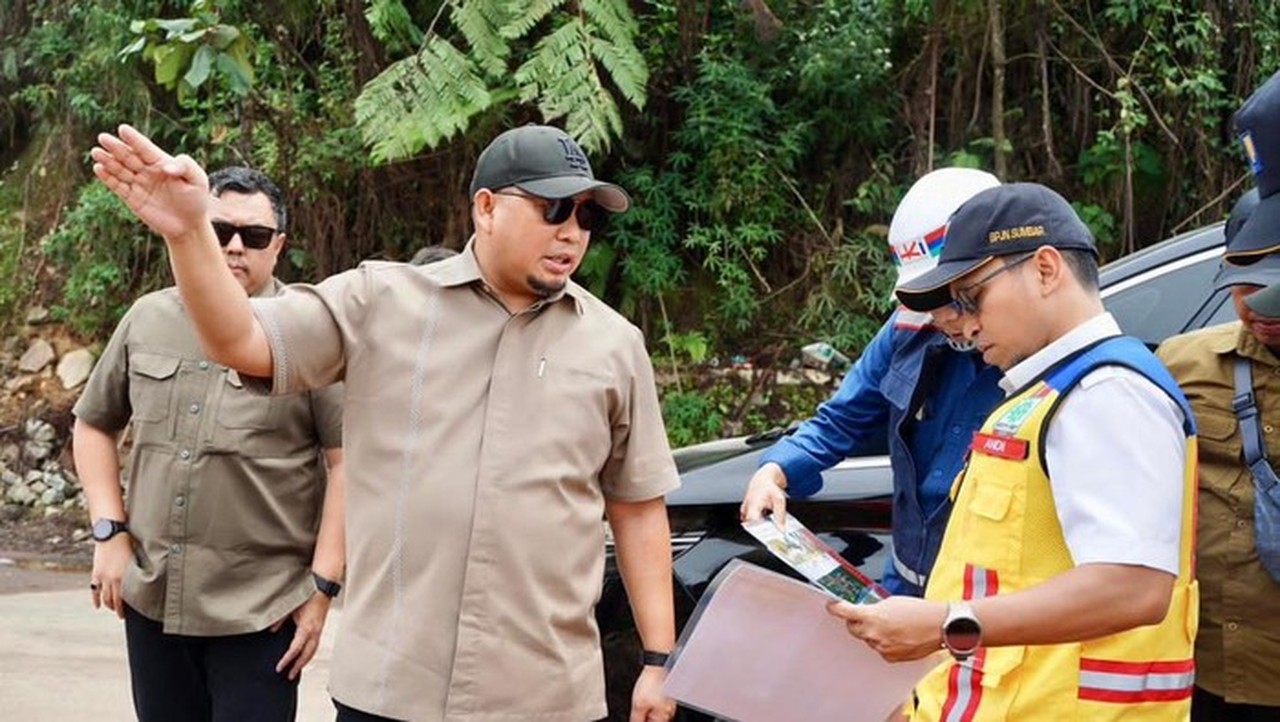Andre Rosiade Kawal Proyek Rp 670 M Perbaikan Jalan Malalak Agam Pasca-Bencana