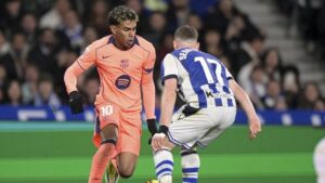 Barcelona Takluk 1-2 dari Real Sociedad di Kandang, Kans Juara Makin Berat