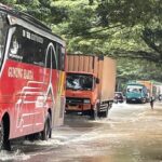 Banjir Kembali Landa Jalur Pantura Pati, Satlantas Lakukan Rekayasa Lalu Lintas Situasional