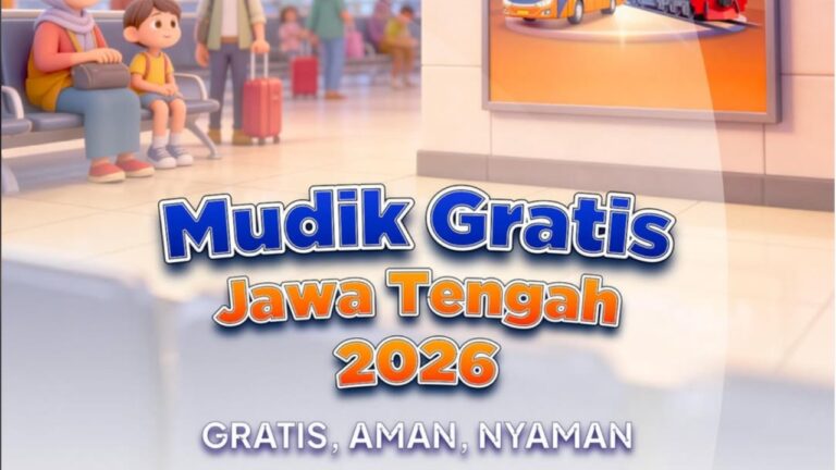 Cara Daftar Mudik Gratis Pemprov Jateng 2026 via Aplikasi JNN, Kuota Terbatas, Dibuka 12 Februari