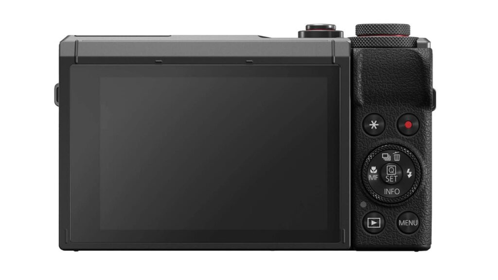 Desain Belakang Canon PowerShot G7 X Mark III anniversary. Foto: Canon