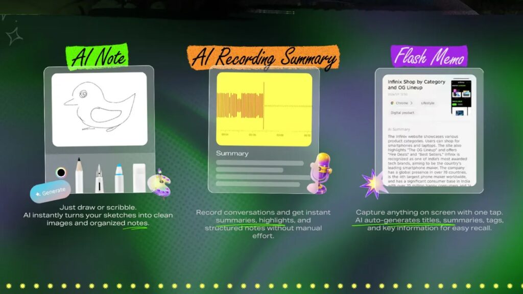 Fitur AI yang Hadir di XOS 16. Foto: Infinix