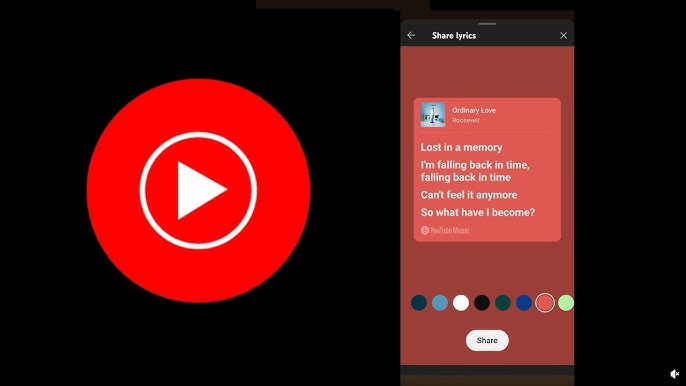 Fitur Lirik Pada Youtube Music. Foto: Youtube/BrenTech