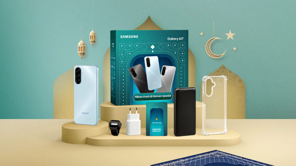 Galaxy A17 Hari Raya Package tersedia dalam 2 pilihan RAM/penyimpanan mulai dari Rp 3.099.000. Foto: Samsung