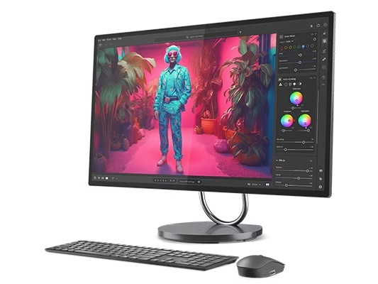 Layar UHD Yoga AIO 32i. Foto: Lenovo