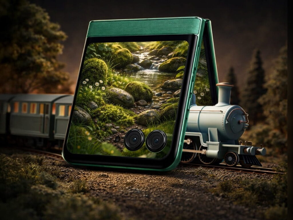 Motorola Razr 60 Hadir dengan Pilihan Warna PANTONE Spring Bud, PANTONE Parfait Pink, dan PANTONE Gibraltar Sea. Foto: Motorola