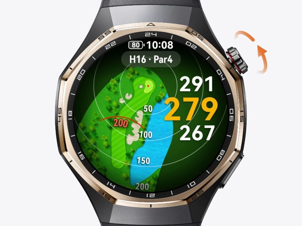 Peta Lapangan Golf Akurat di Perangkat Honma x Huawei Watch GT 6 Pro. Foto: Huawei