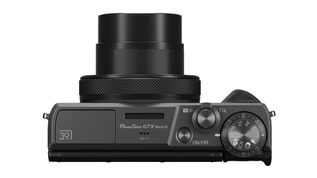 Tampilan Atas Canon PowerShot G7 X Mark III anniversary. Foto: Canon