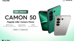 Tecno Camon 50 Mulai Dibuka Preorder,  Tawarkan Hadiah Umrah Gratis dan Bocoran Spek
