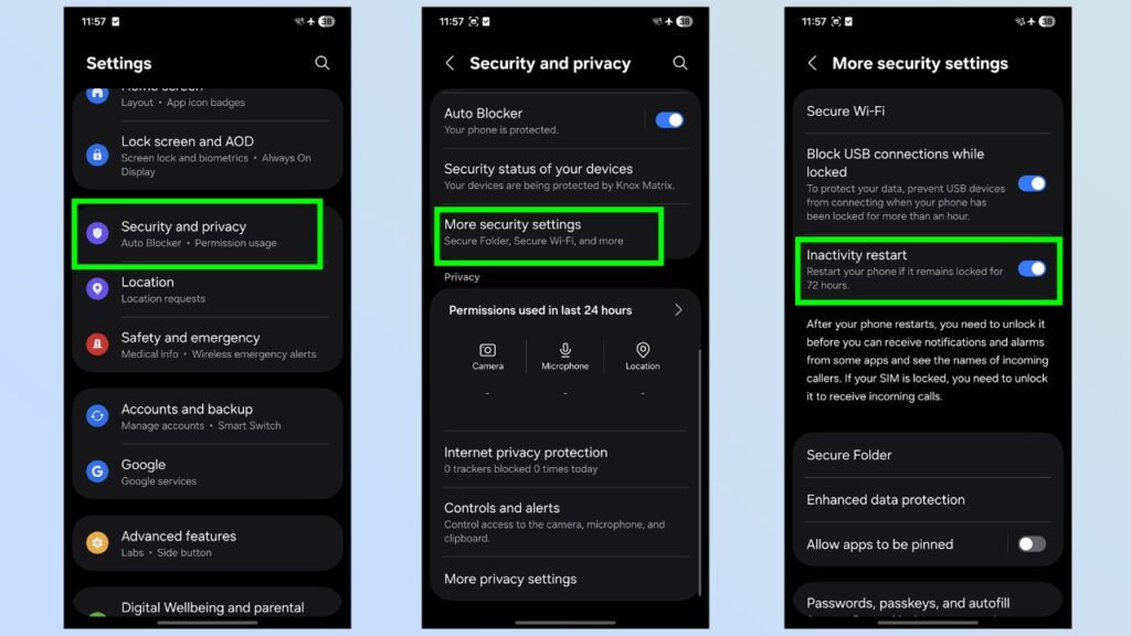 ​Fitur Inactivity Restart pada Samsung Galaxy S26. Foto: Tom's Guide