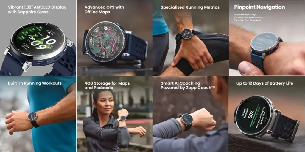Fitur canggih Amazfit Active 3 Premium. Foto: Amazfit