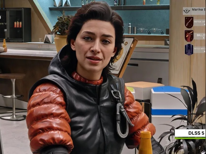 ​Hasil dari DLSS 5. Foto: Nvidia