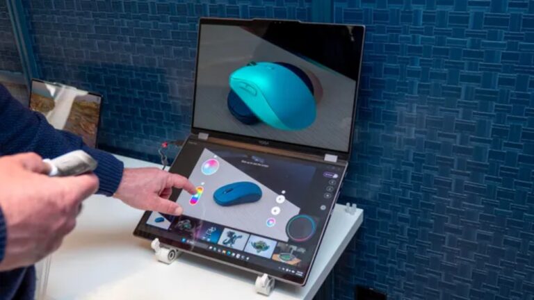 Lenovo Pamerkan Yoga Book Pro 3D, Laptop Layar Ganda Canggih untuk Desain 3D Lenovo Pamerkan Yoga Book Pro 3D, Laptop Layar Ganda Canggih untuk Desain 3D