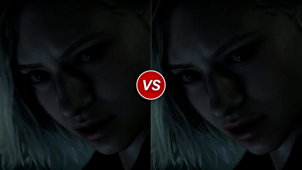 Perbandingan kualitas grafis sebelum dan sesudah fitur PSSR baru. Foto: Playstation