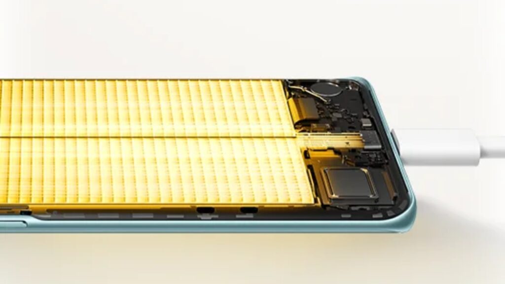 Poco M8 5G dibekali baterai berkapasitas 5520mAh dengan 45W turbo charging. Foto: Xiaomi