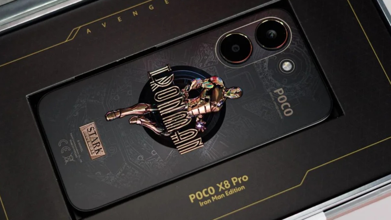 Poco X8 Pro Edisi Iron Man Meluncur, Kombinasi Desain Marvel dan Performa Tangguh