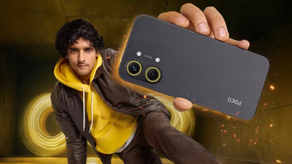 Poco X8 Pro Series hadir dengan detail menarik, yaitu cincin LED (LED rings) di sekitar modul kamera belakang. Foto: X/@IndiaPoco