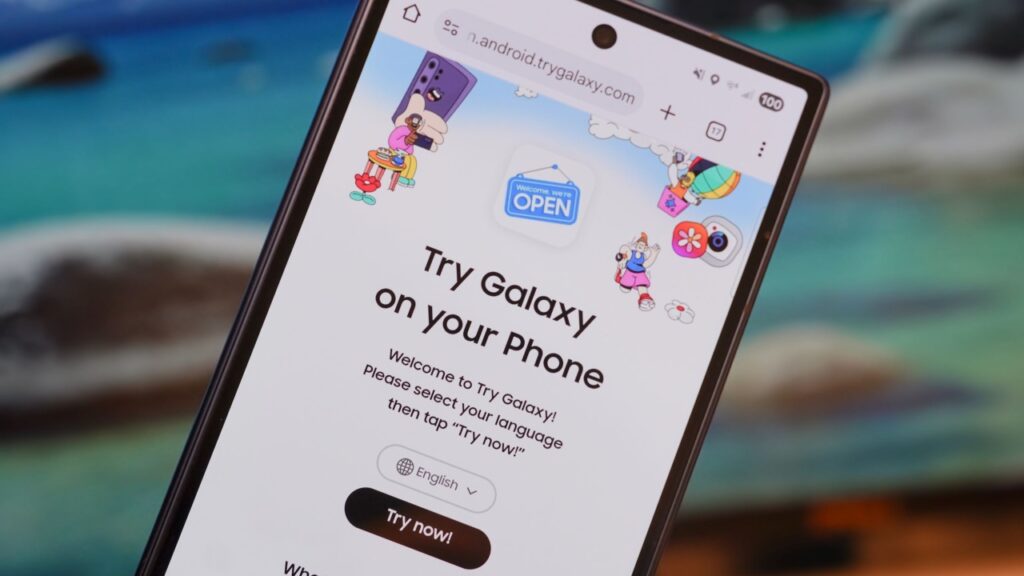 Try Galaxy dapat digunakan untuk mencoba fitur AI terbaru di Samsung Galaxy S26. Foto: Android Central