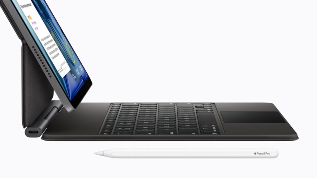 iPad Air mendukung Apple Pencil dan Magic Keyboard. Foto: Apple